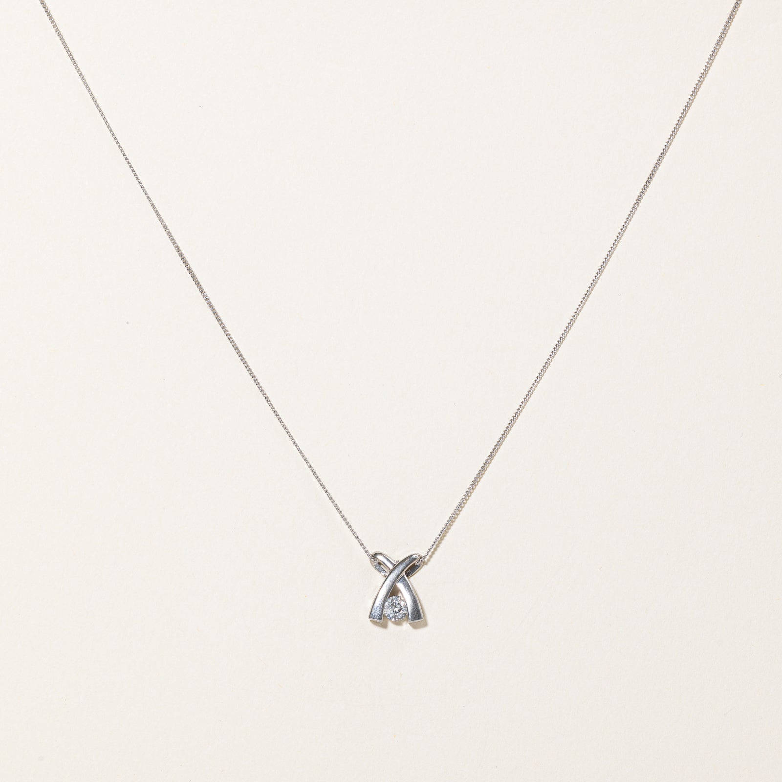 0.20ct Diamond Pendant Necklace for Women - 19