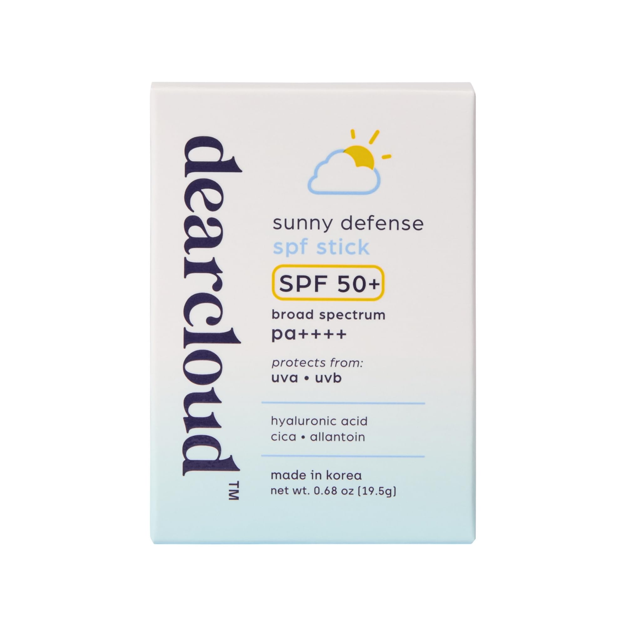 Sunny Defense SPF 50+ PA++++ Sunscreen Stick for Face | Korean Skincare | Travel Size .68 oz | Oil-Free & Water-Resistant | Perfect for Outdoor Activities & Daily Protection