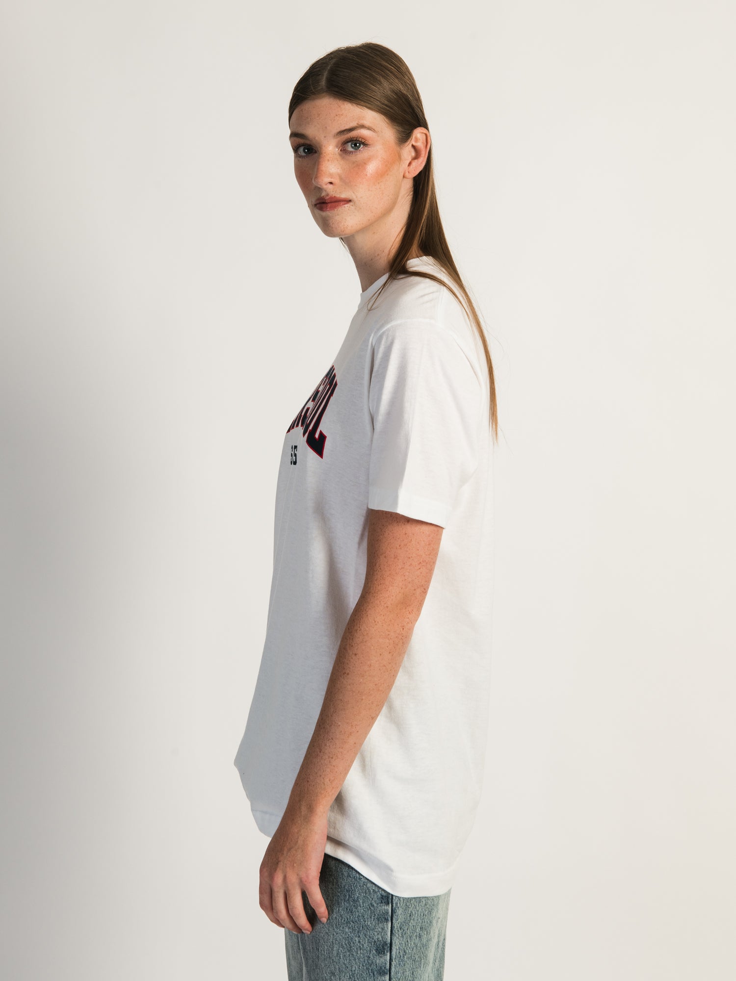 Barstool Sports Text BF T-Shirt - Comfortable Men's Graphic Tee for Casual Wear & Sports Fans