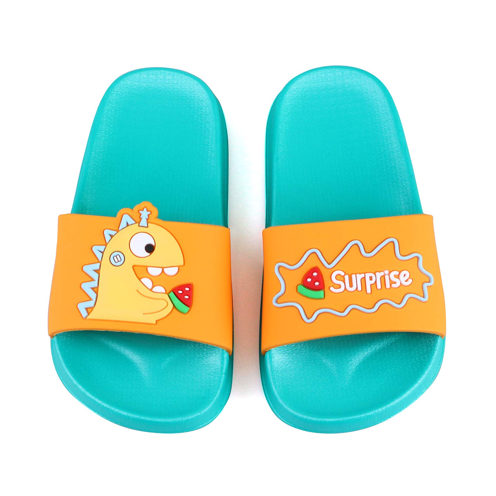 **Boys & Girls Summer Slippers - Kids Beach Shoes, Non-Slip Shower Pool Sandals for Toddlers & Little Kids - Perfect for Home, Beach, and Water Play**