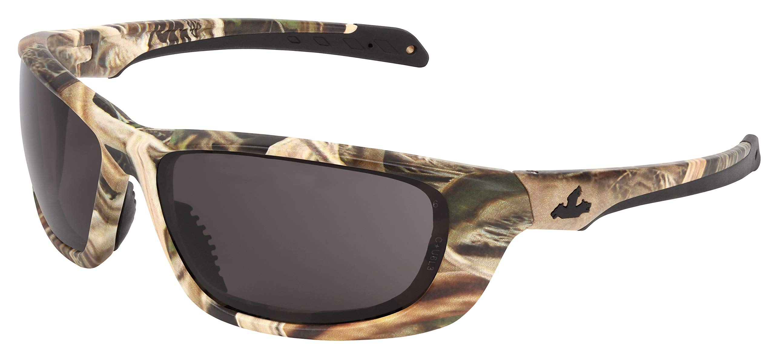 MCR Safety Glasses - Mossy Oak Shadow Grass Blades Camo Protective Eyewear (MOUD112PF) for Hunting, Construction & Outdoor Work Safety