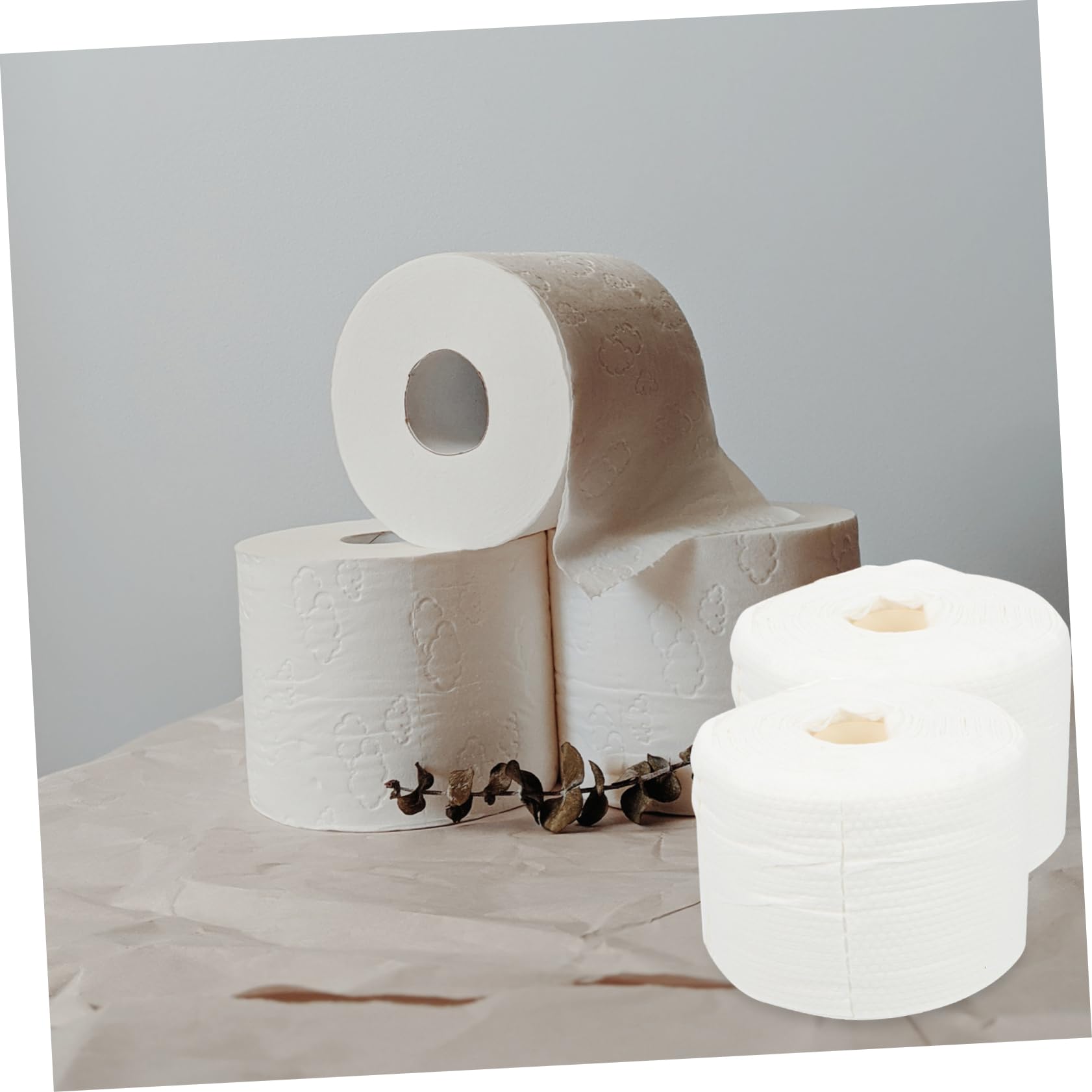 MerryHapy 1 Roll Disposable Face Towels - Soft, High Absorbency & Lint-Free for Gentle Facial Cleansing | Portable & Travel-Friendly for Gym, Makeup Removal & Skincare Routine