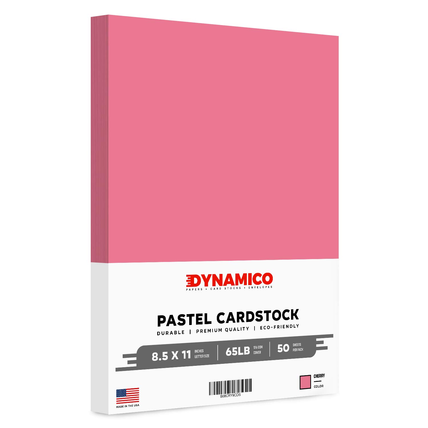 Pastel Pink Cardstock Paper - 50 Sheets 8.5