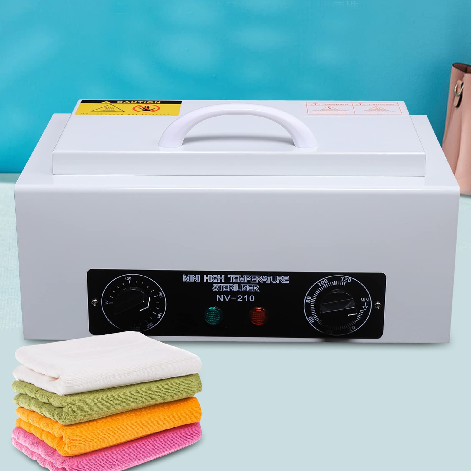 UV Ozone Sterilizer Box Cabinet - High Temperature Nail Tool Disinfection Storage Case for Manicure Tools | Portable Nail Sterilization Machine for Beauty Salon, Spa & Home Use | Perfect for Sanitizing Nail Files, Clippers & Cuticle Tools