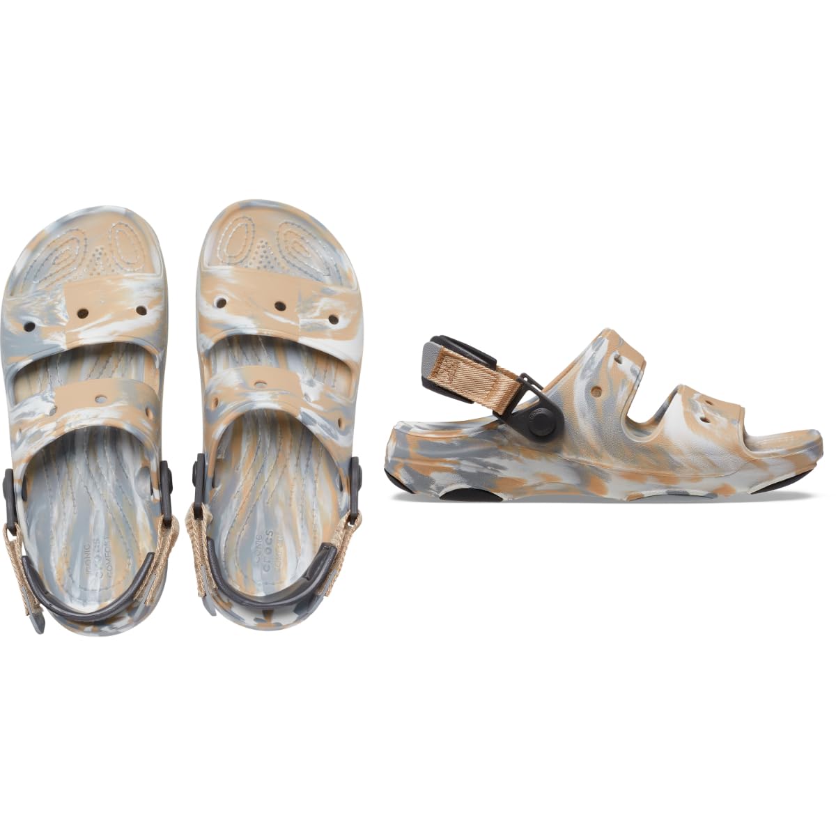 Unisex Crocs Classic All Terrain Sandals for Men & Women - Comfortable Outdoor Adventure & Beach Walking Shoes