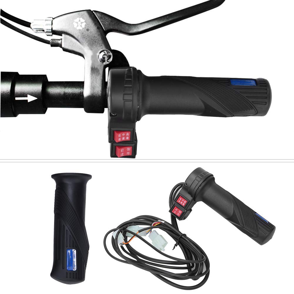 Universal Electric Throttle Grip with 3-Speed Control & Cable - Compatible with Most E-Bikes, Scooters, and ATVs - Perfect for Commuting, Off-Roading, and DIY Upgrades