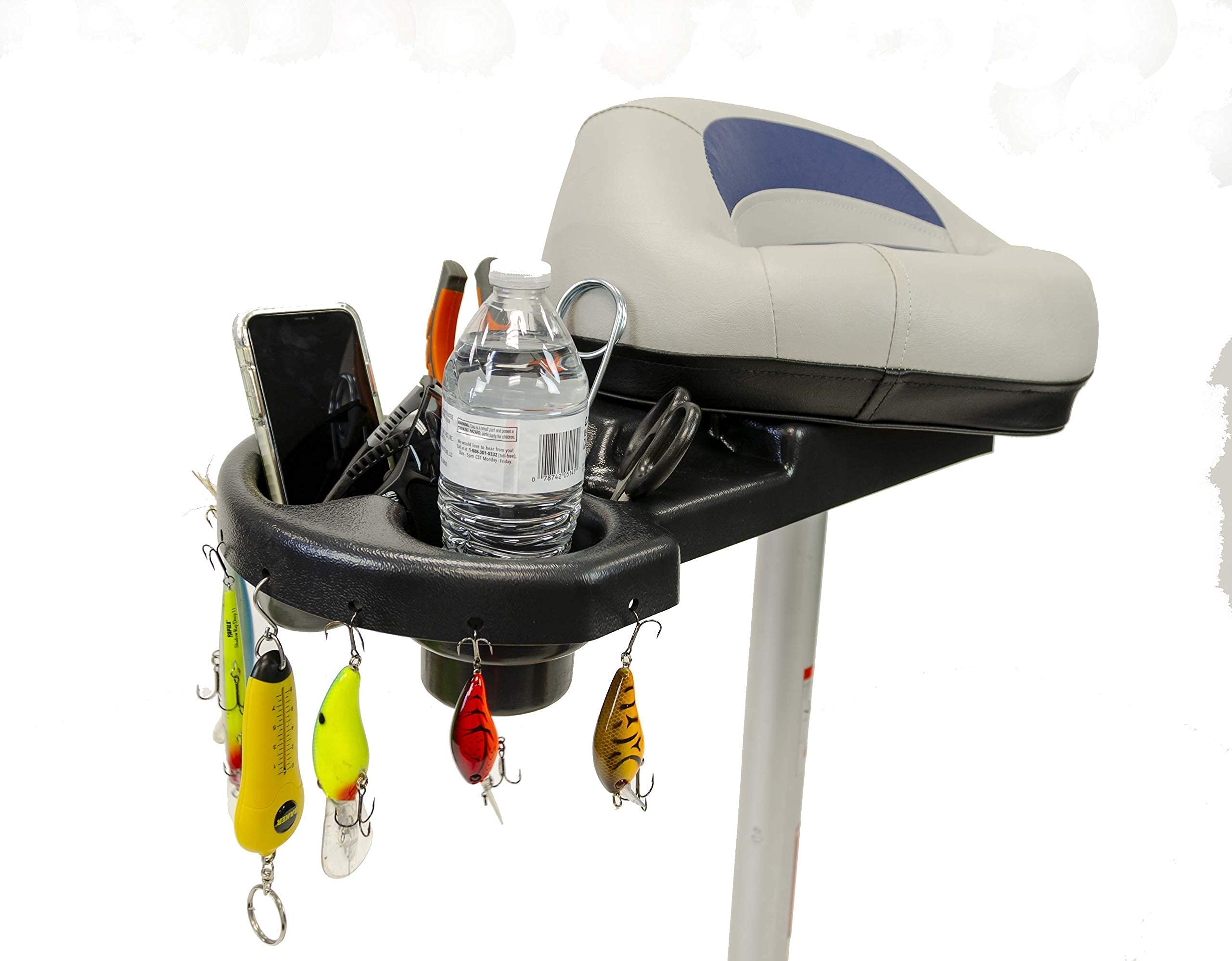 Premium Marine Seat Organizer - Waterproof Boat Seat Storage Pouch for Fishing Gear & Essentials - Perfect for Boating, Fishing & Outdoor Adventures