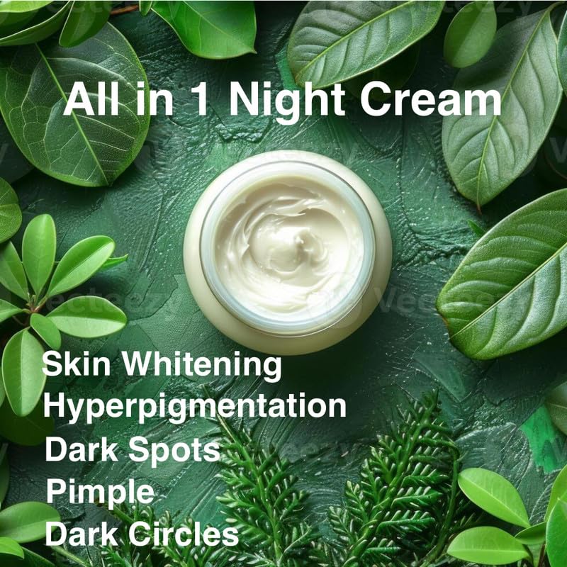 IRONY Night Cream with Avocado - Best Skin Whitening & Brightening Face Cream | Goree Original Formula | For Overnight Hydration & Glowing Skin