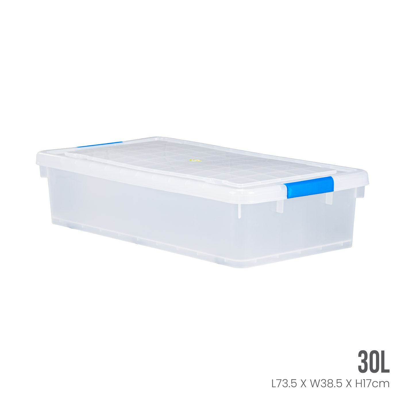 Under Bed Linen Storage Box with Wheels (1070) - Space-Saving Organizer for Bedding, Blankets & Seasonal Clothes - Perfect for Dorm, Apartment & Home Organization