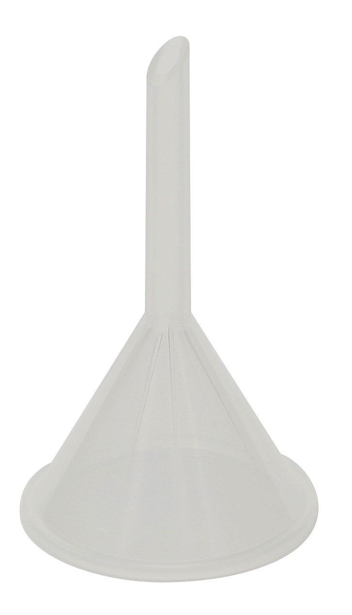 Kartell 241605 Reusable Small Bore Autoclavable Polypropylene Analytical Funnel, 35mm Diameter - Pack of 100 | Ideal for Laboratory, Chemical Analysis & Sterilization Processes