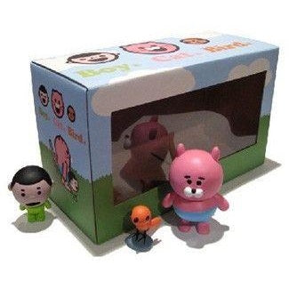 Android 8 x Ghostly BoyCatBird Vinyl Figure Set - Cute Collectible Anime Decor for Home, Office & Gaming Room Display