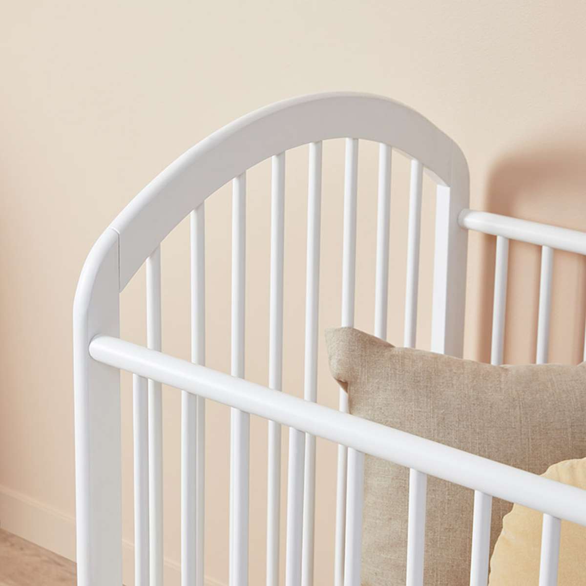 Archie White Cotton Baby Crib Bedding Set - Soft & Breathable Nursery Bed Sheets for Boys & Girls - Perfect for Newborns, Toddlers & Kids Rooms