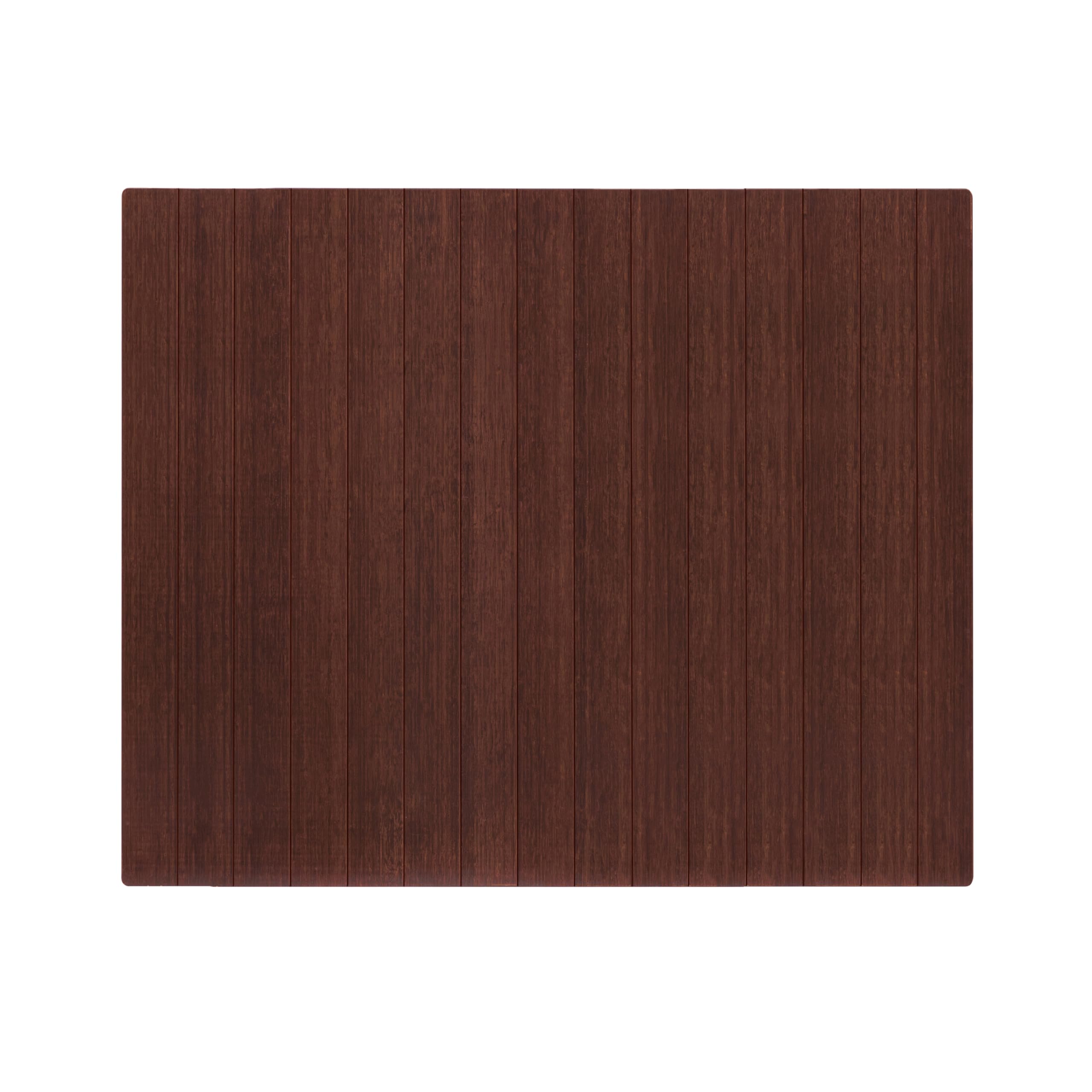 Premium Bamboo Chair Mat for Hardwood Floors - 8mm Thick, Anti-Slip & Heavy Duty - Office & Home Floor Protector - Perfect for Home Office, Gaming Setup, and Workspace Protection