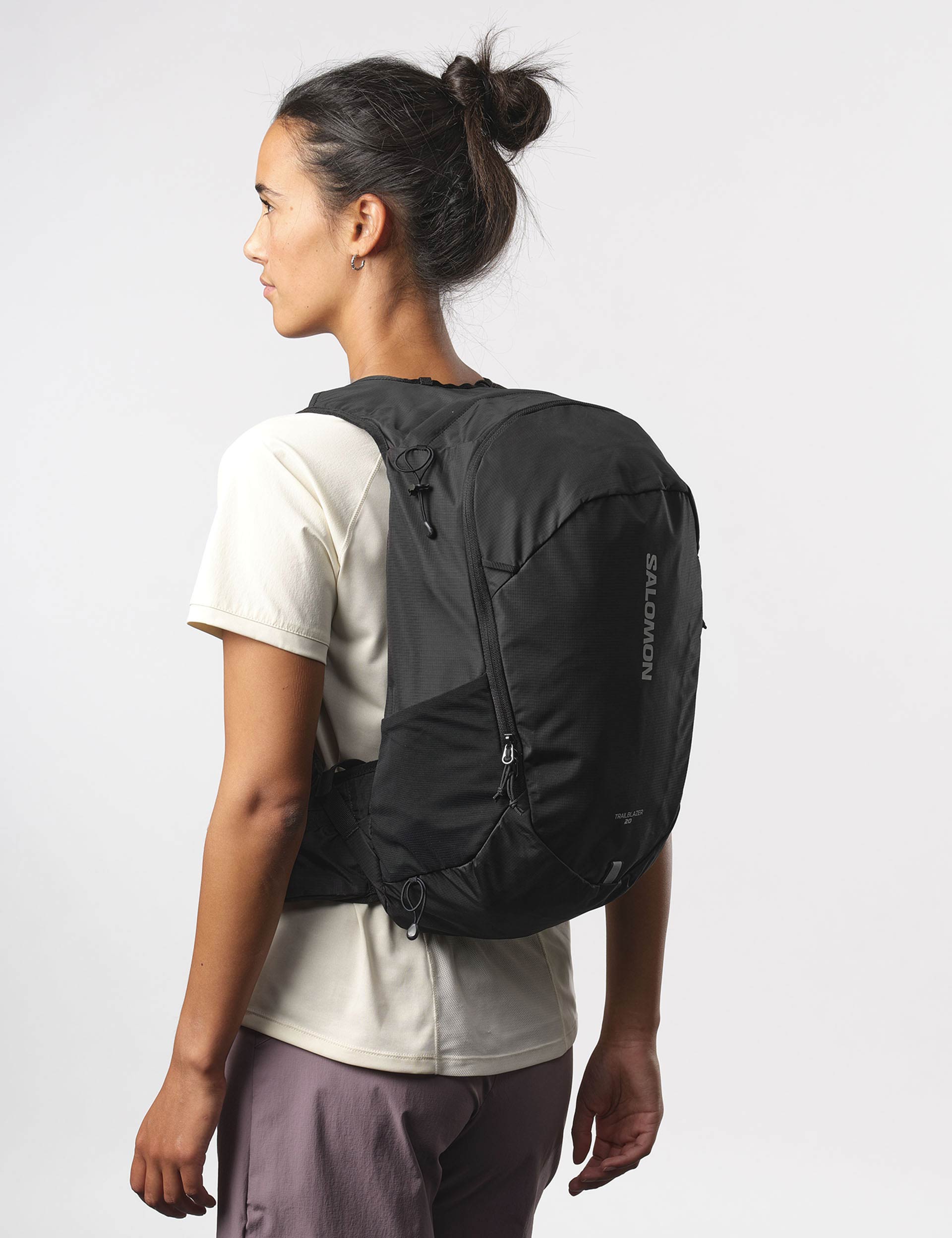 Trailblazer 20 Backpack - Lightweight Hiking Pack with Durable Black/Alloy Color for Outdoor Adventures, Camping & Travel