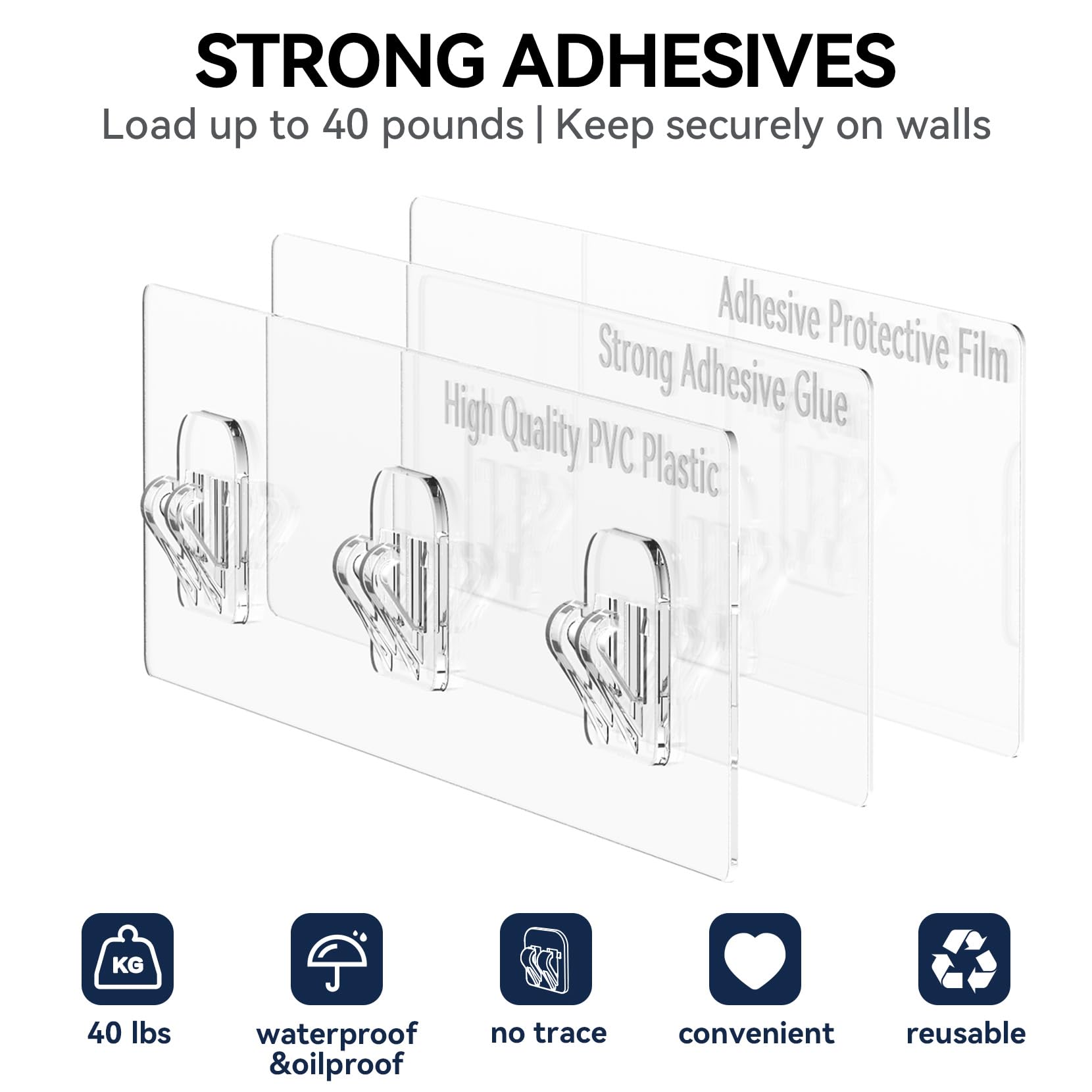 YASONIC 6-Pack Large Capacity Shower Caddy Organizer with Soap Holder & 12 Hooks - Rustproof No-Drill Bathroom Shelves for Shower Storage - Perfect for Small Bathrooms, Dorm Rooms & Apartment Showers