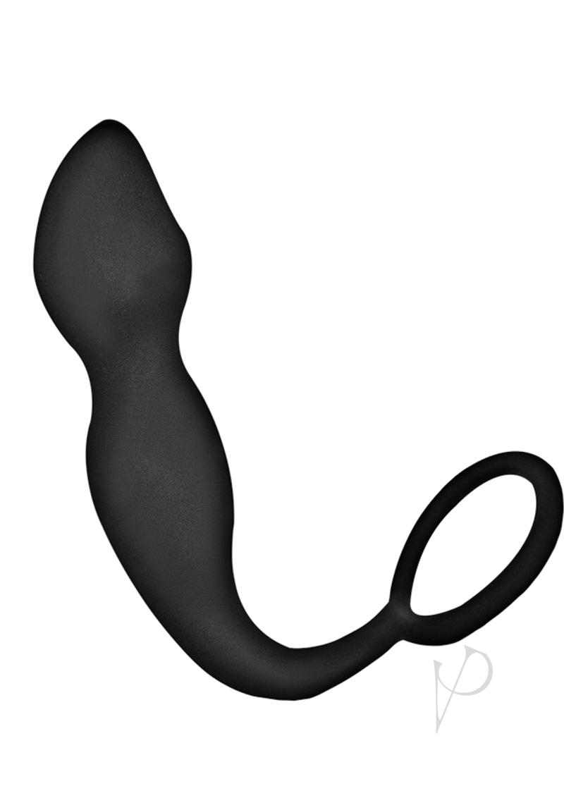 Premium Silicone Anal Pleasure Set - Butt Plug & Cock Ring for Couples (Black) | Enhance Intimacy & Spice Up Your Sex Life
