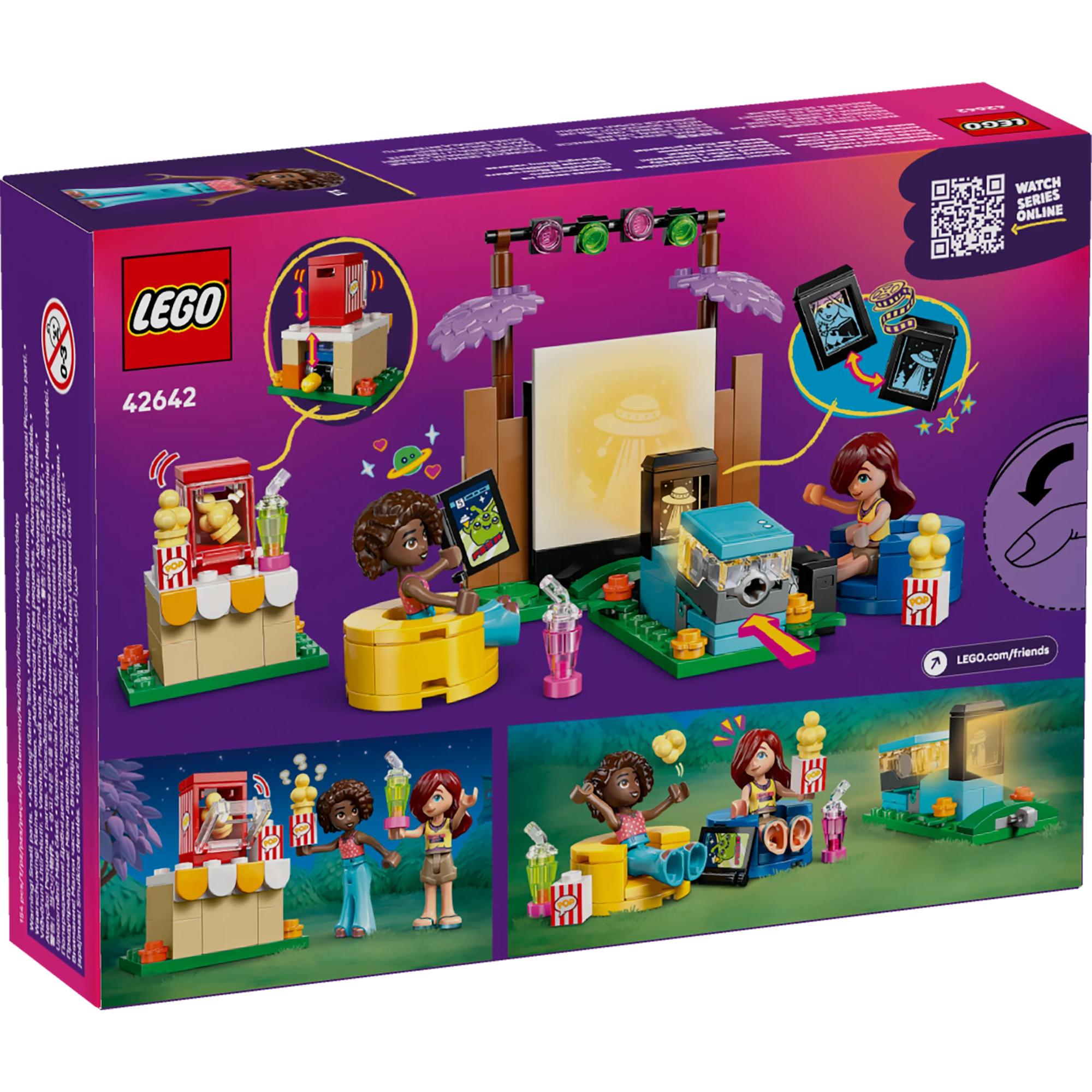 LEGO Friends Movie Night Building Set (42642) - Creative Toy for Kids, Perfect for Family Bonding & Playtime Fun