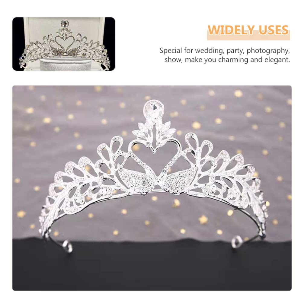 Jojofuny Rhinestone Bridal Tiara Crown - Luxury Wedding Headpiece for Bride, Birthday, Bar Mitzvah & Special Occasions | Baroque Alloy Antique Turban Headband | Perfect for Weddings, Prom, Quinceañera & Formal Events