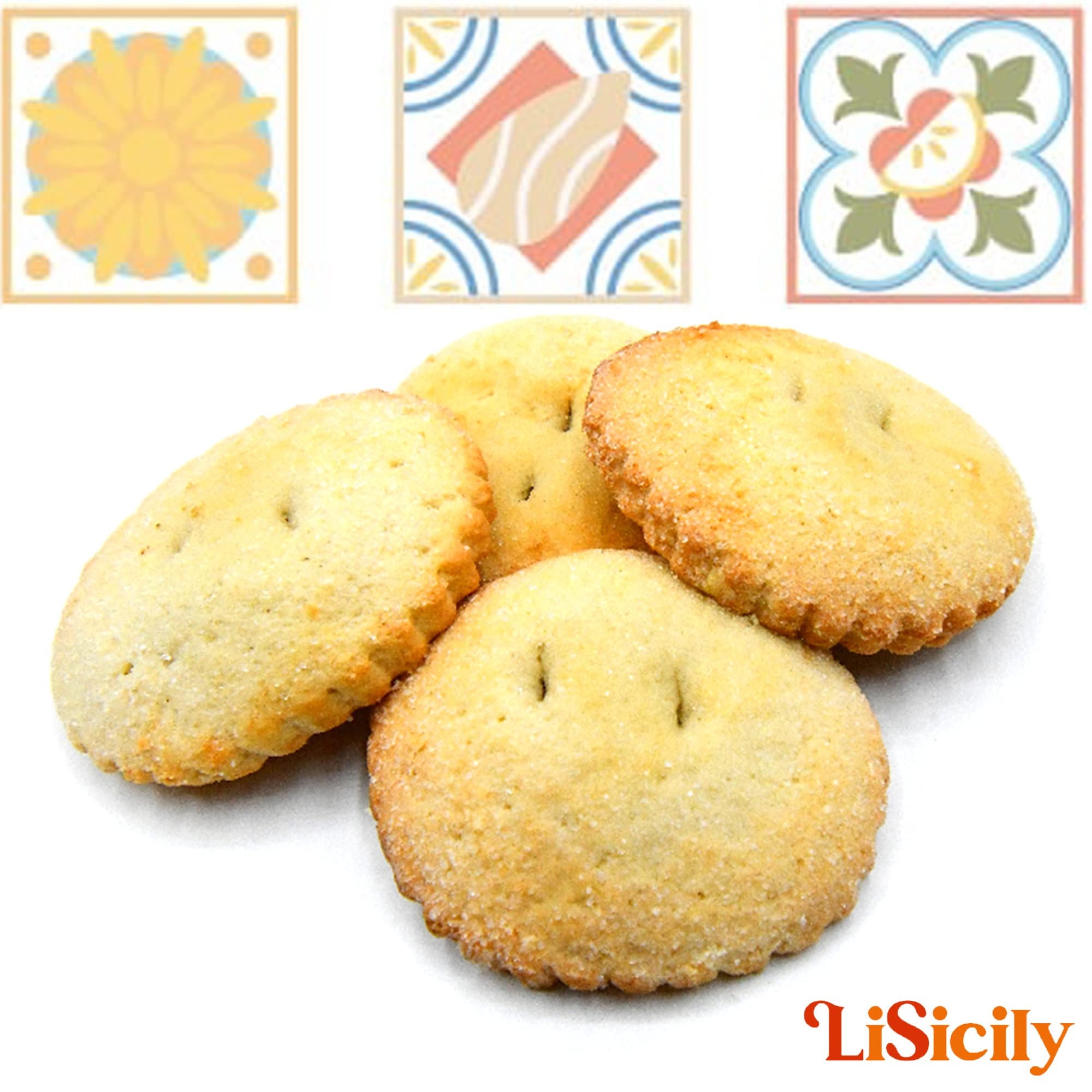 LiSicily - Handmade Chocolate Buccellati Biscotti (500g) - Artisan Italian Shortbread Filled with Chocolate | 100% Natural Ingredients | Perfect for Gifts, Coffee Pairing & Holiday Treats