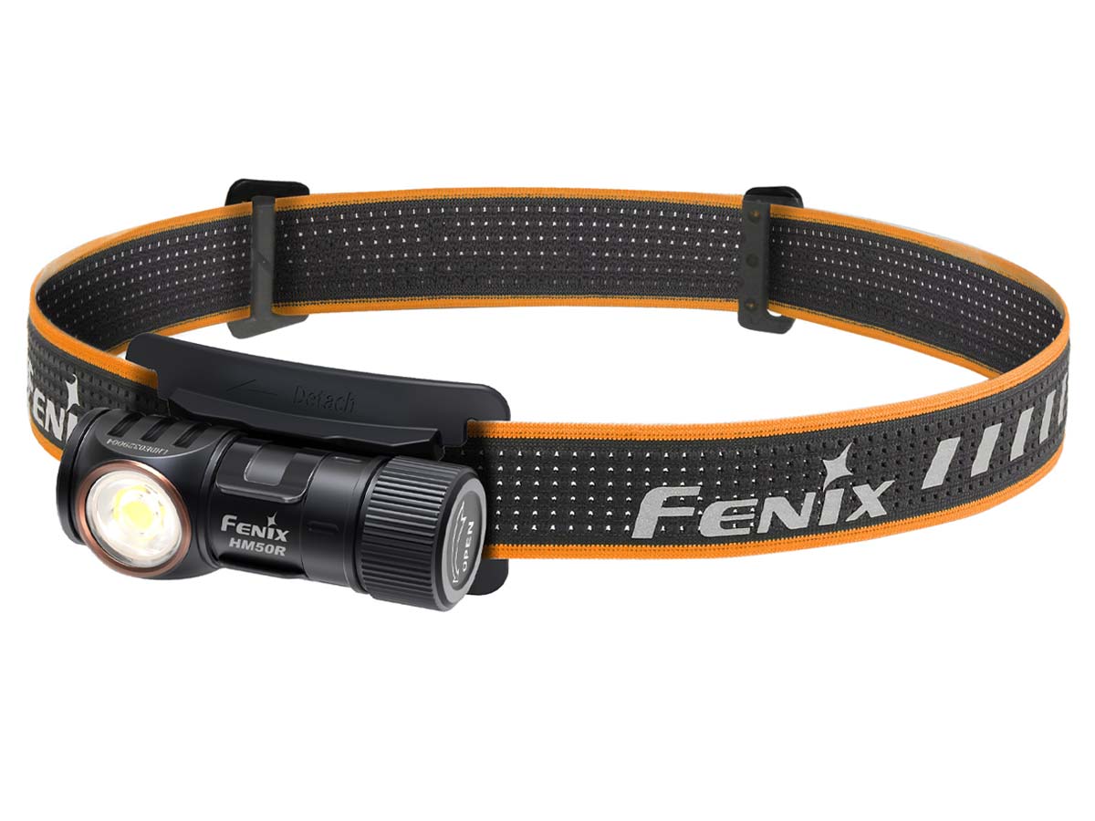 Fenix HM50R V2.0 Rechargeable Headlamp - 500 Lumens, USB-C Headlight for Camping, Hiking & Outdoor Adventures