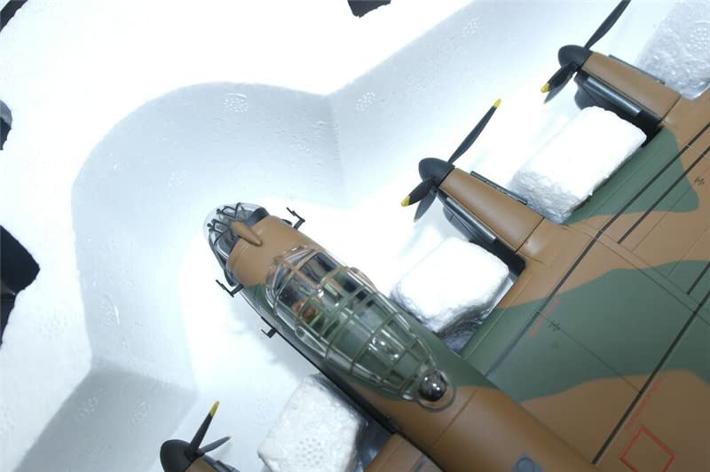 Avro Lancaster B Mk.III Grog 'The Shot' No.100 Sqn RAF 1945 1/72 Scale Diecast Pre-Built Aircraft Model - Limited Edition Collectible for WWII Aviation Enthusiasts & History Buffs