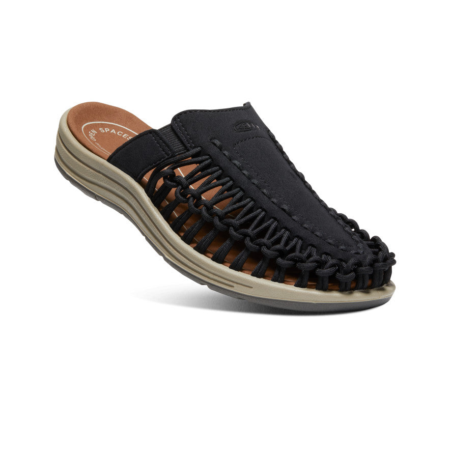 Women's UNEEK II Slide Sandals - Black/Plaza Taupe | Comfortable Outdoor & Indoor Slides for Walking, Beach, Pool, Yoga, Travel