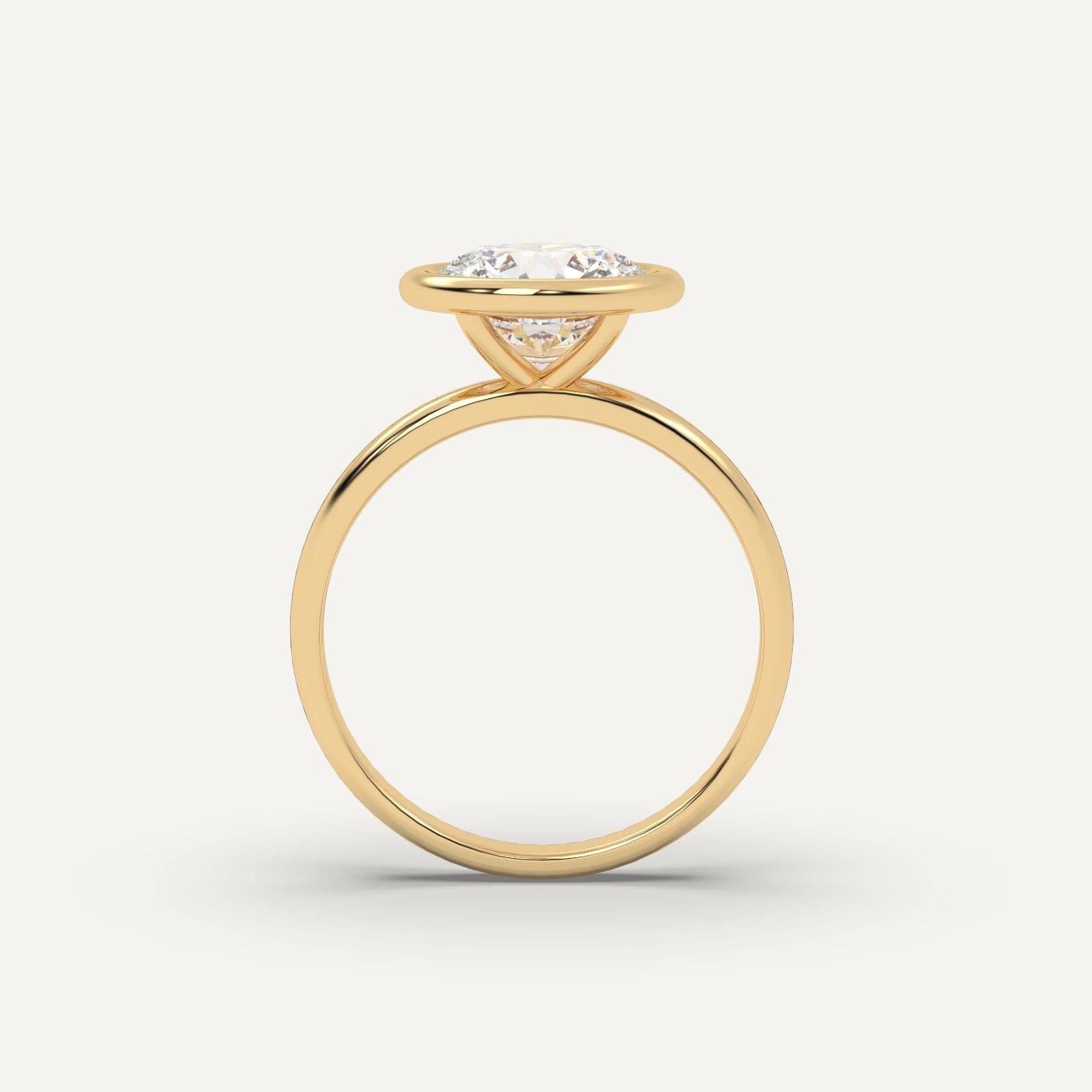 2 Carat Round Cut Diamond Ring - 14K White Gold Solitaire Engagement Ring for Women - Perfect for Proposals, Weddings & Anniversaries