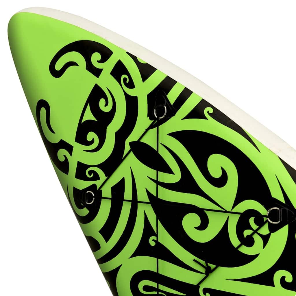 Premium Inflatable Stand Up Paddle Board (SUP) Set - 10.5ft x 30in x 6in - Lightweight & Portable for Lakes, Rivers & Ocean - Includes Paddle, Pump & Carry Bag - Perfect for Yoga, Fishing & Family Fun - Green