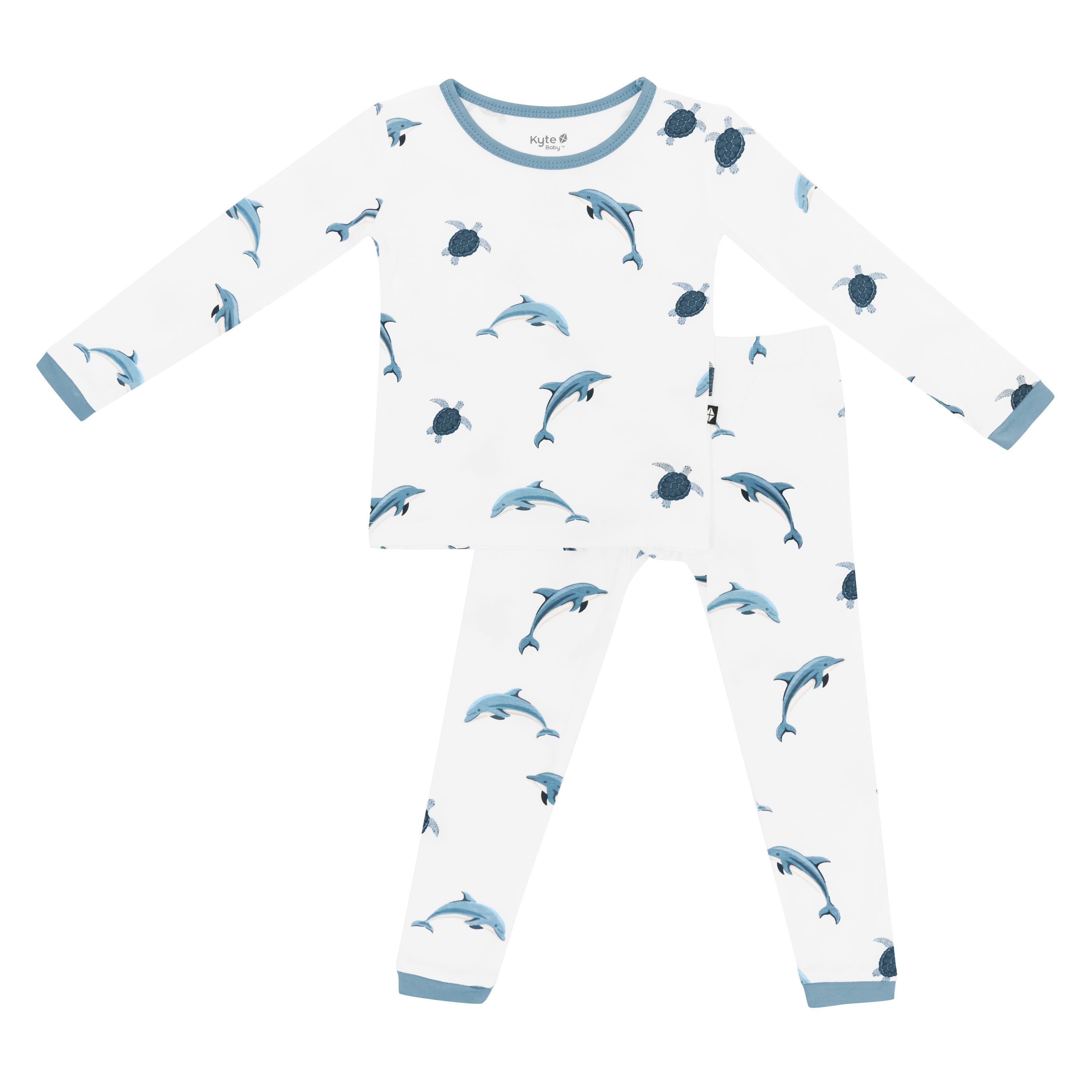 Soft & Cozy Long Sleeve Dolphin Pajama Set for Women - Cute Sleepwear for Winter Nights & Lounge Wear at Home