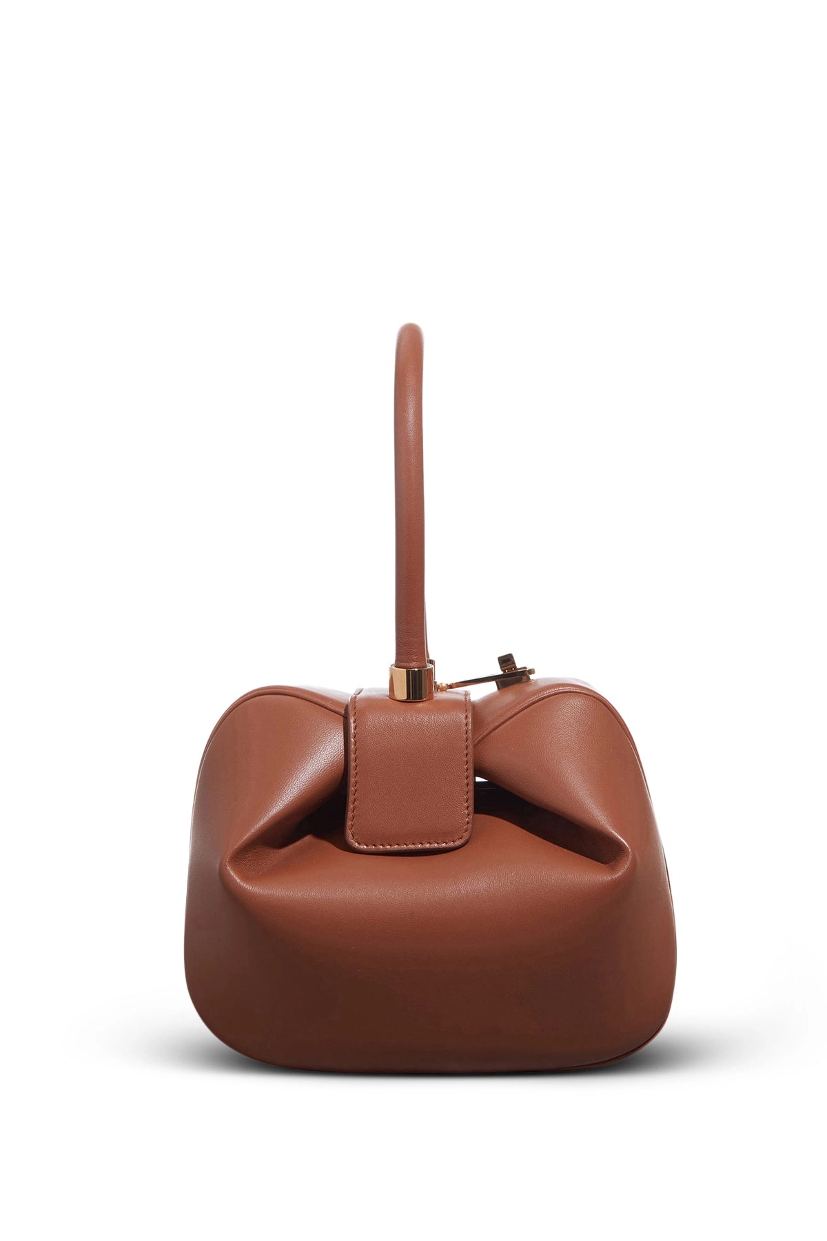 Premium Nina Handbag in Cognac Nappa Leather - Women's Luxury Leather Tote Bag for Work, Travel & Everyday Use
