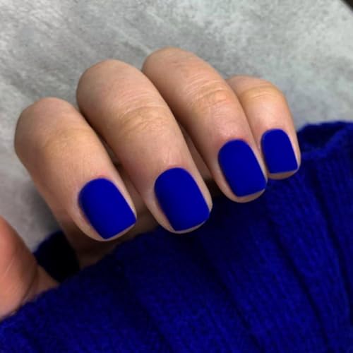 square matte royal blue