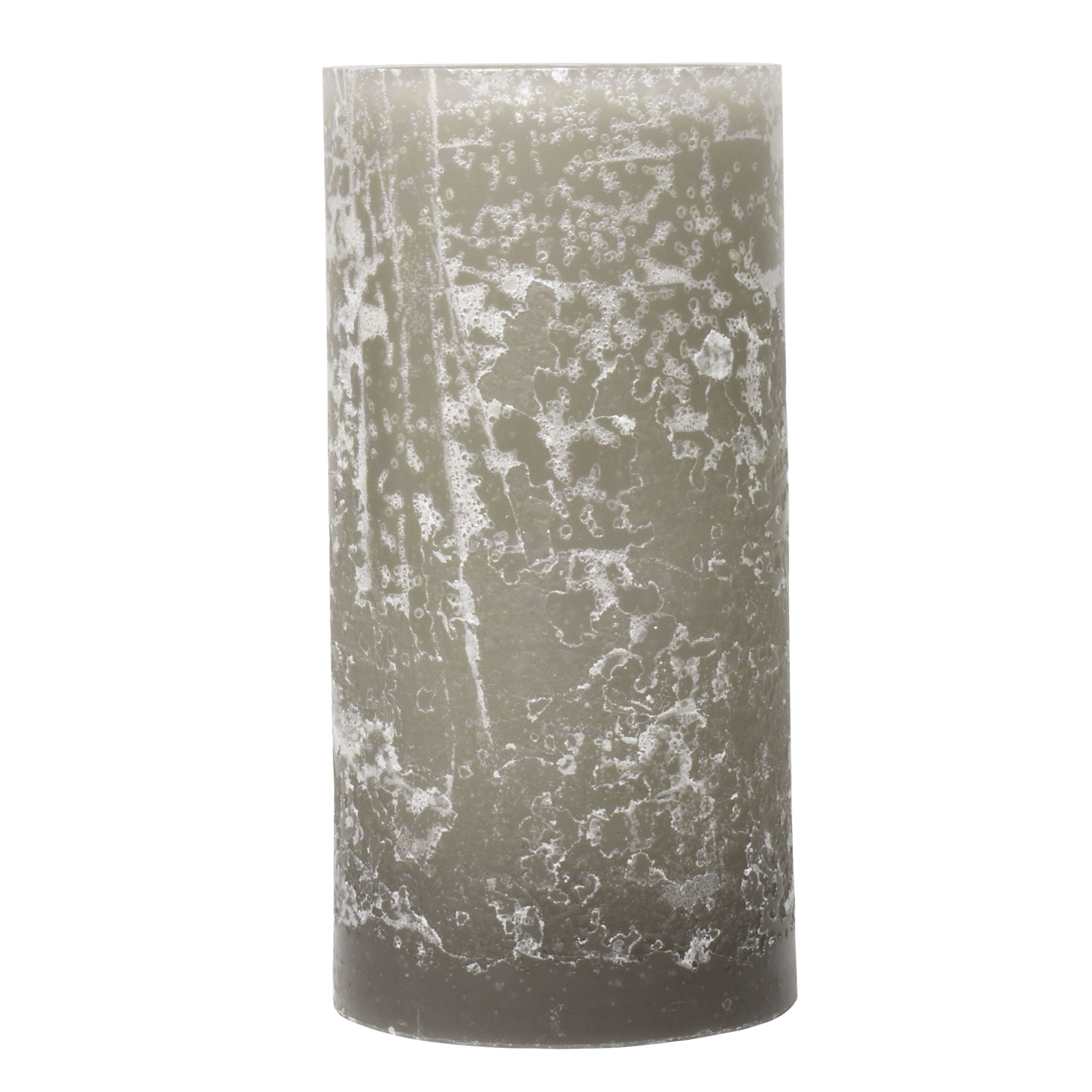 Artisan Grey Wax Luminaries Candle Holders - Set of 6, Handmade Decorative Tea Light Holders for Home Decor, Wedding Centerpieces & Romantic Ambiance