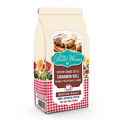 Pioneer Woman Cinnamon Roll Coffee - Medium Roast for Drip/Pour Over - 12oz | Perfect Morning Brew