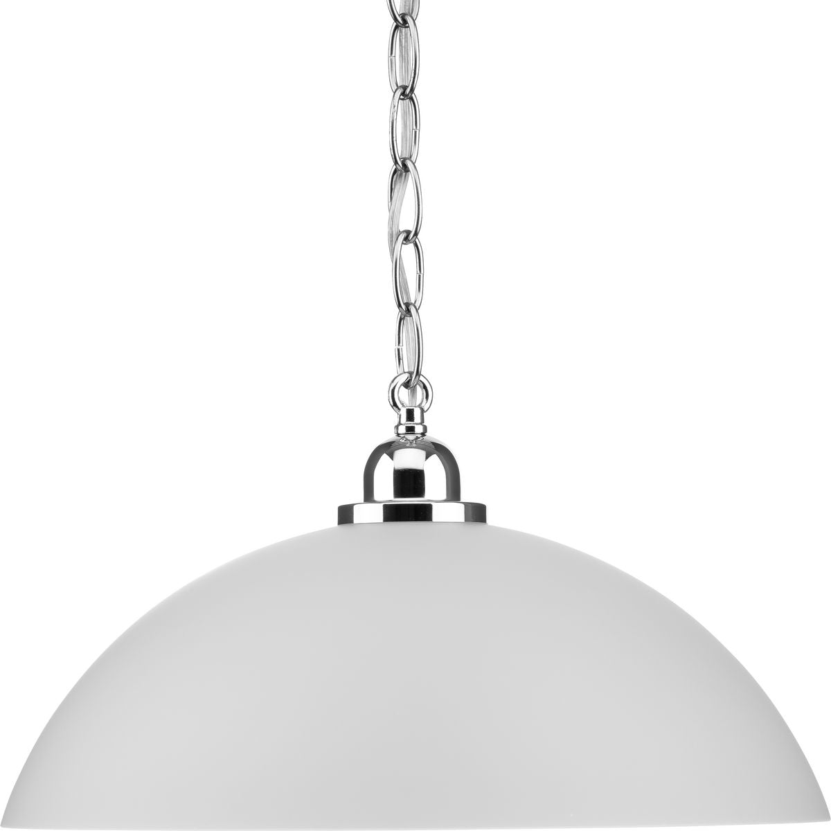Vintage Dome Pendant Light Fixture - Single Bulb Hanging Chandelier for Dining Room, Kitchen Island & Bedroom Lighting
