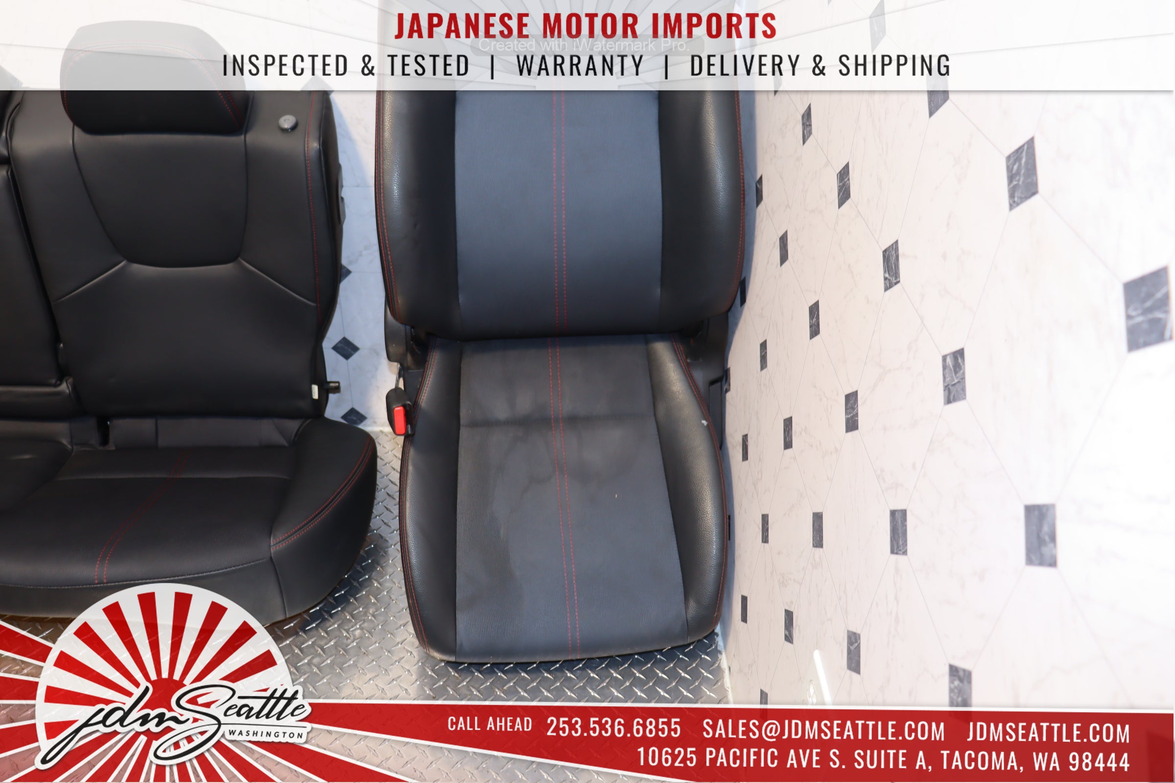 2008-2014 Subaru WRX STI OEM Version 10 Sedan Front & Rear Seat Set - JDM Genuine Parts for Performance Upgrade & Interior Restoration