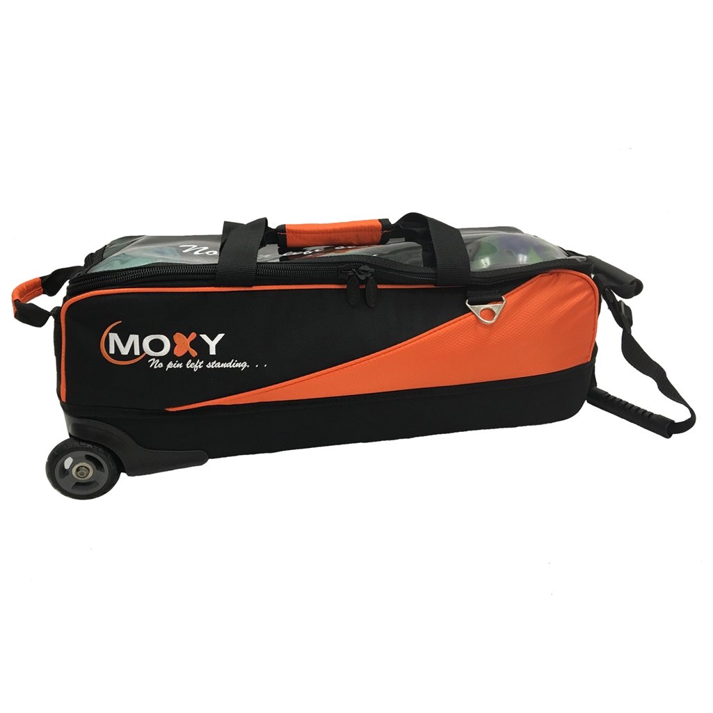 Premium Slim Triple Roller Bowling Bag with Wheels - Lightweight & Durable Bowling Equipment for Men & Women - Perfect for League Play, Tournaments & Practice Sessions