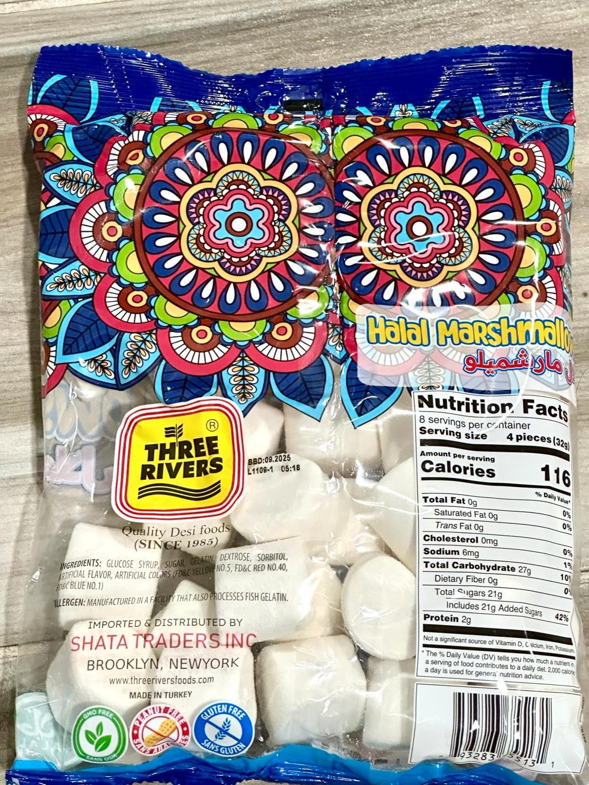 Halal Certified Marshmallows - Soft & Fluffy for Baking, Hot Cocoa & Campfire S'mores
