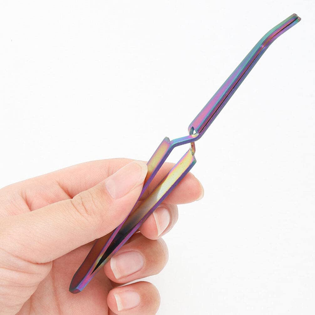 EXCLUZO 2-Piece Professional Nail Pinching Tools Set - Multi-Functional Nail Shaping Tweezers & Manicure Pincher Clips for Nail Art, Curve Nail Extension & Perfect Shaping - Ideal for Salon, Home Manicure & DIY Nail Designs