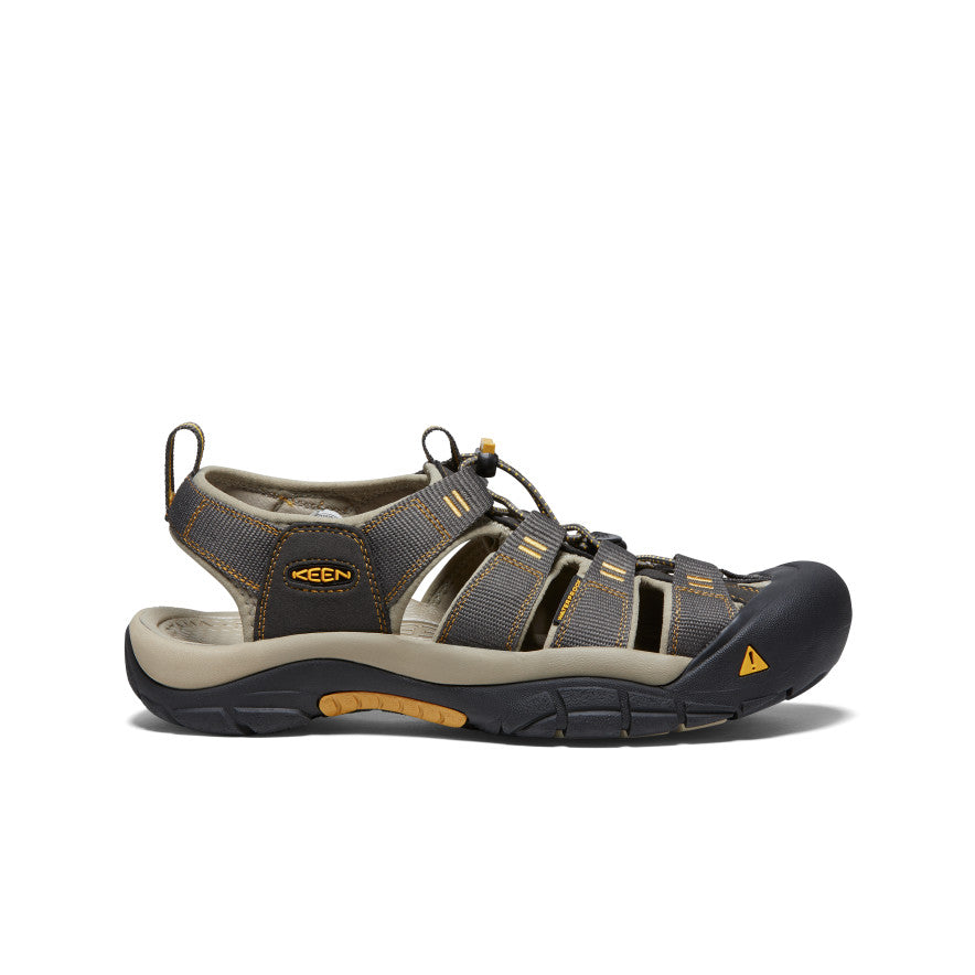 Men's Newport H2 Sandal - Lightweight Waterproof Hiking Sandals for Men, Comfortable Outdoor Adventure Shoes (Raven/Aluminum) - Perfect for Beach, Camping, and Travel