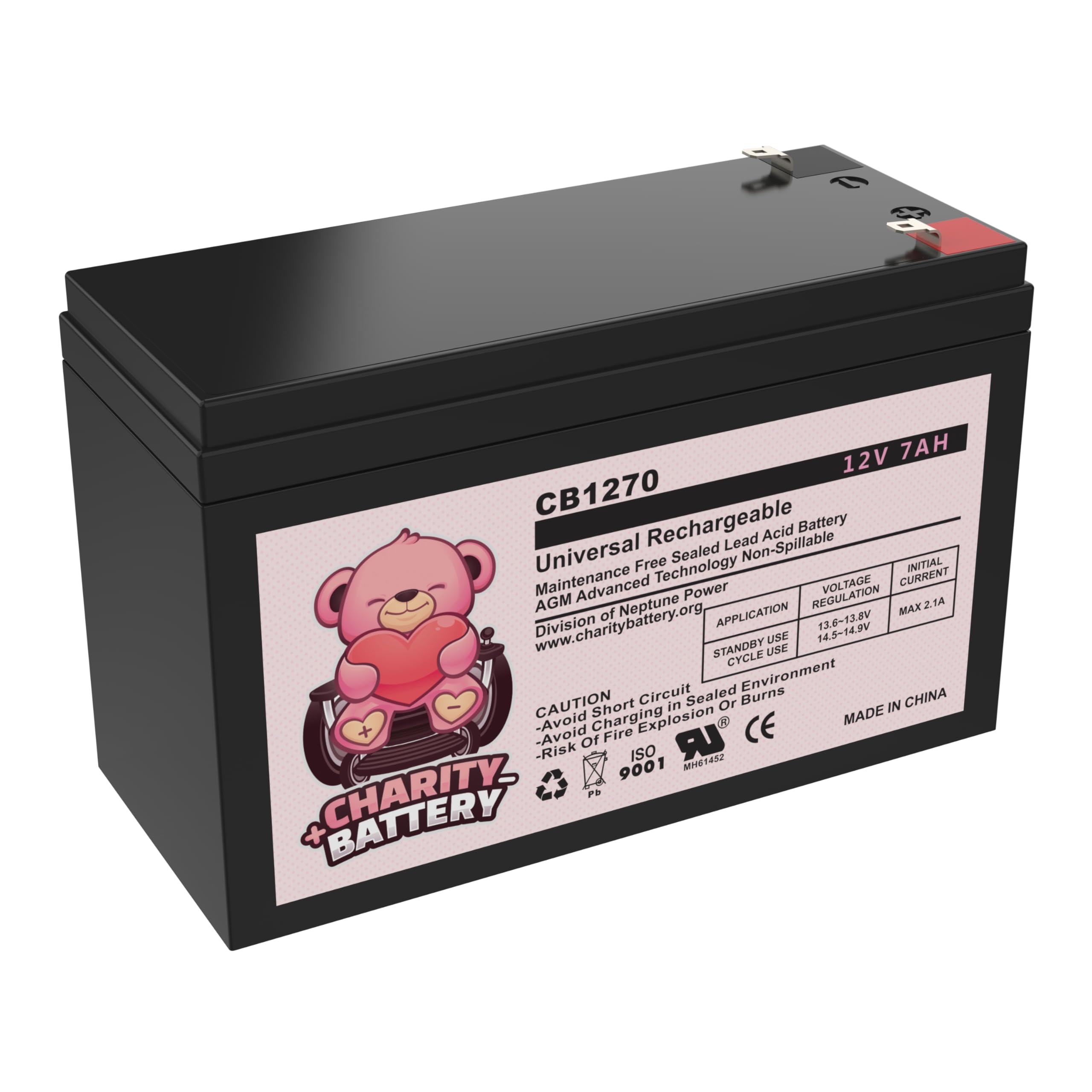 12V 7Ah SLA Replacement Battery for Emergency Lighting - Compatible with Concealite 30203 - Backup Power for Exit Signs & Security Systems