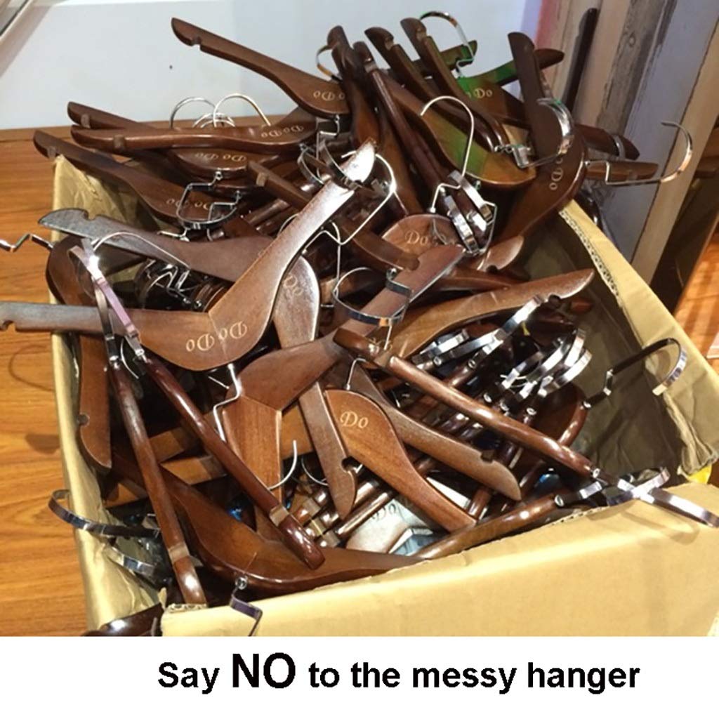 Space Saving Iron Hanger Organizer with 4 Wheels - Heavy Duty Clothes Hanger Rack Holds 150 Hangers - Perfect for Closet, Laundry Room & Clothing Store Organization