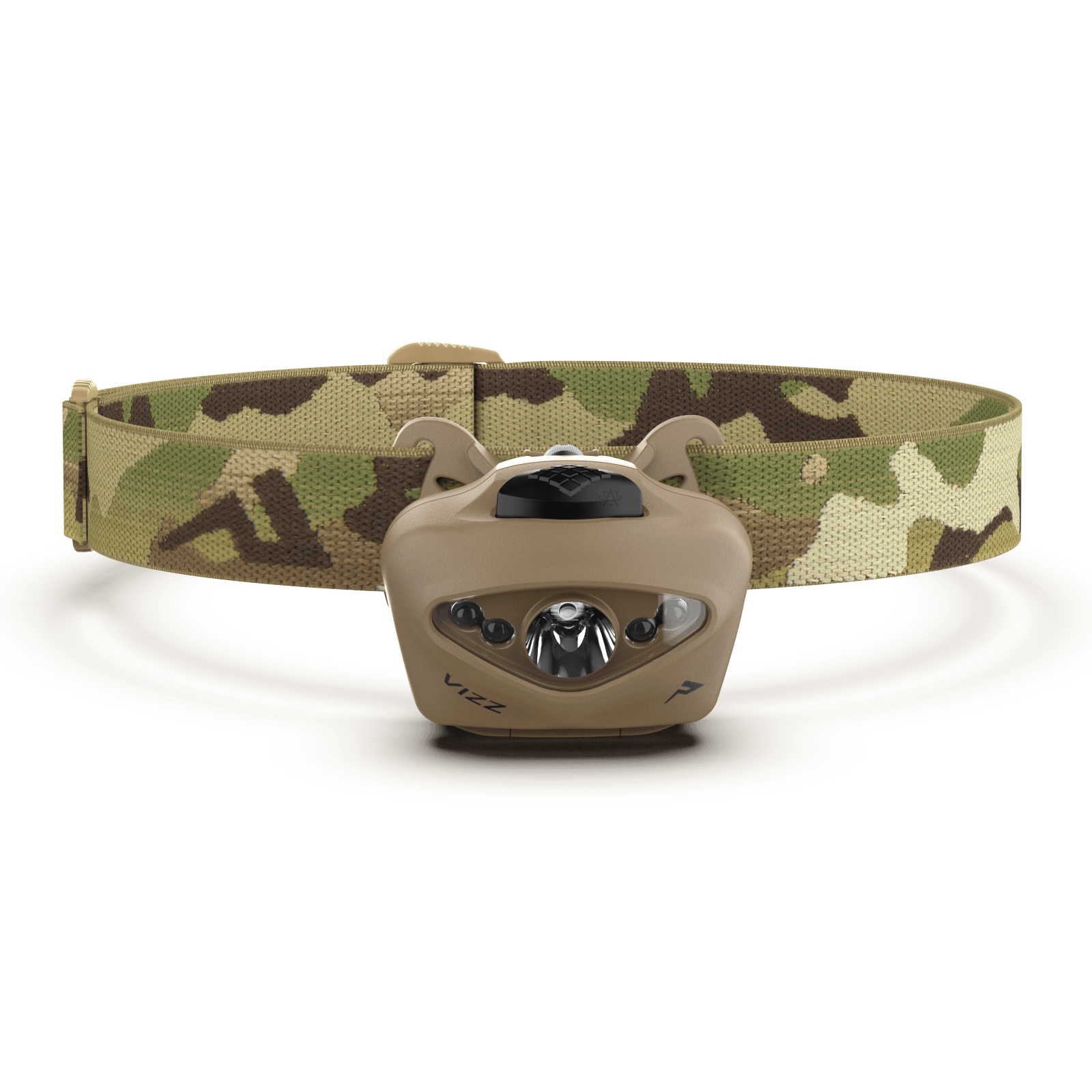 Princeton Tec Vizz Tactical MPLS Headlamp - 550 Lumens LED Headlight for Camping, Hiking & Outdoor Adventures | Waterproof & Durable | Made in USA