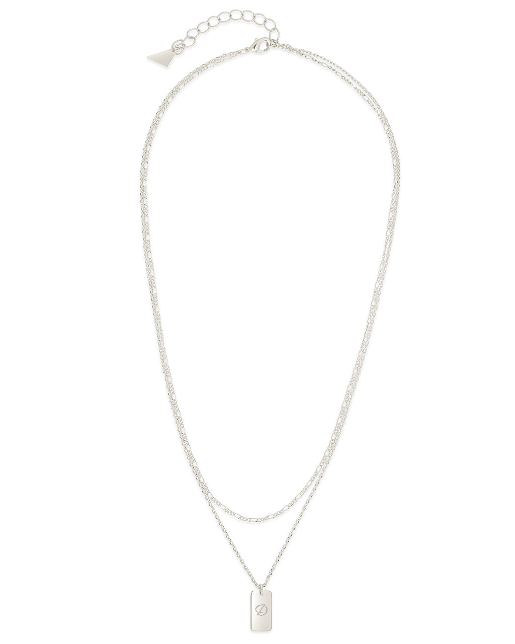 Layered Chain Necklace for Women - Initial Pendant Necklace, Dainty Gold & Silver Jewelry Gift for Her - Perfect for Everyday Wear, Date Night & Special Occasions