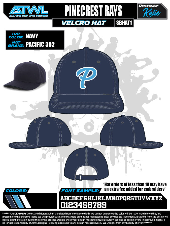 Pinecrest Spring 2021 Team Snapback Hats - Perfect for Baseball, Basketball & Casual Streetwear Fashion