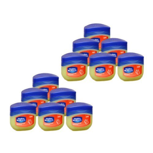 Vaseline BlueSeal Nourishing Skin Jelly with Vitamin E - 1.7oz (50ml) Jar - Pack of 12 - Moisturizing & Healing for Dry Skin, Lips & Minor Cuts - Perfect for Winter Care, First Aid Kits & Daily Skincare Routine