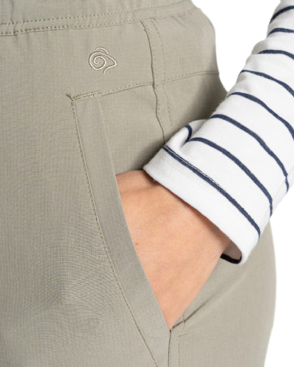 Craghoppers Women's NosiLife Lola Trousers - Lightweight Travel Pants for Hiking, Camping & Outdoor Adventures