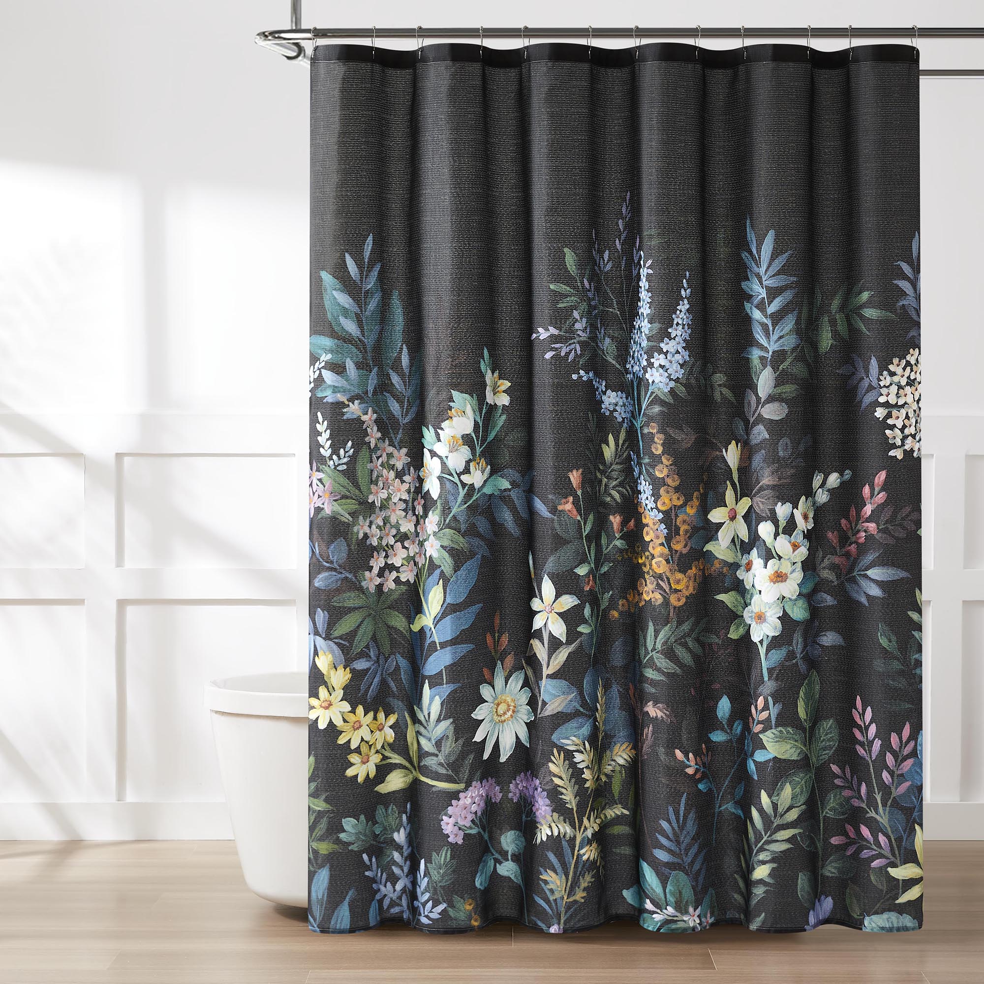 Fantasy Floral Shower Curtain - Waterproof Bathroom Decor for Modern & Vintage Bathrooms - Perfect for Home, Apartment, and Hotel Use