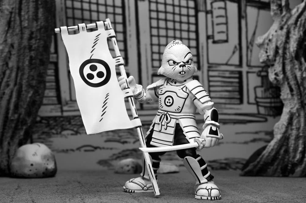 Usagi Yojimbo Samurai Action Figure - Black & White Collectible Toy for Anime Fans & Comic Book Lovers | Perfect for Display, Gifts & Cosplay Accessories