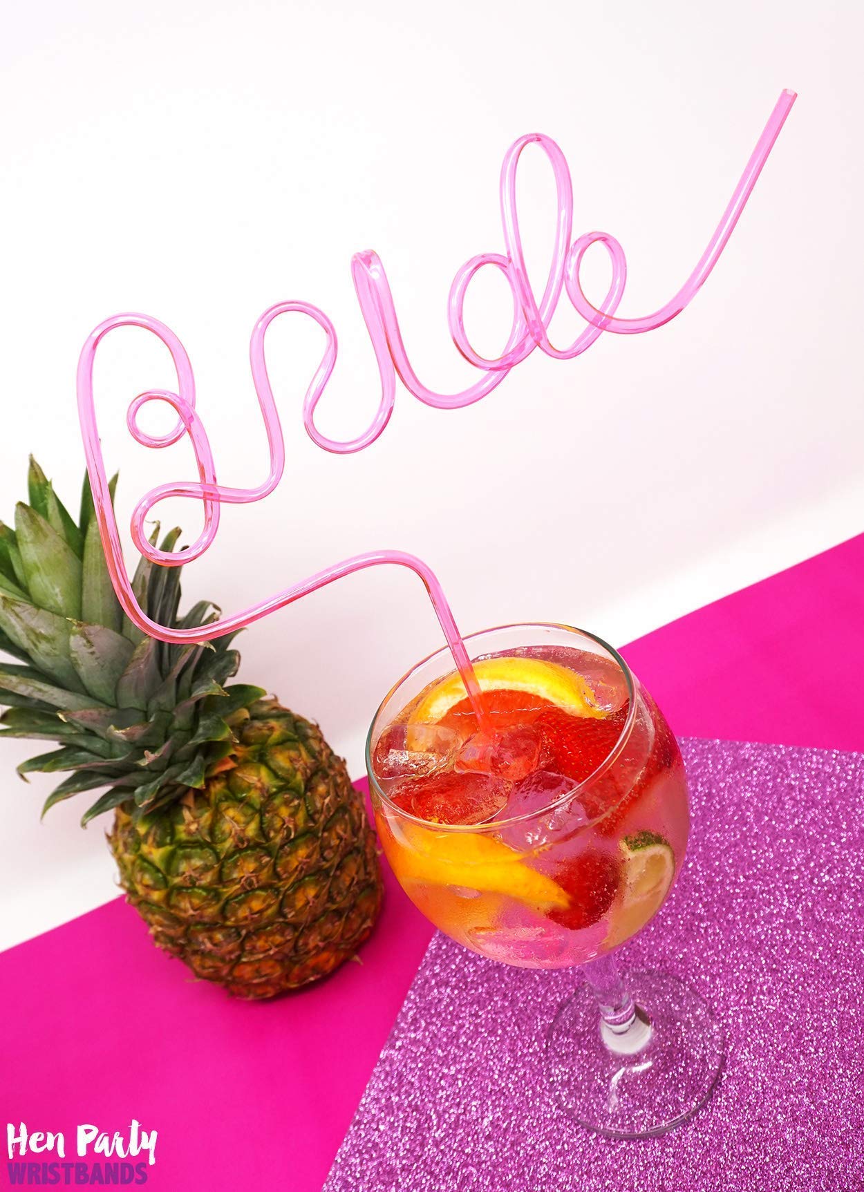 Bachelorette Party Straws - Bride to Be Drinking Straws - Hen Do Party Accessories - Fun Wedding Shower Decorations - Perfect for Bridal Showers, Girls' Night Out & Bachelorette Celebrations
