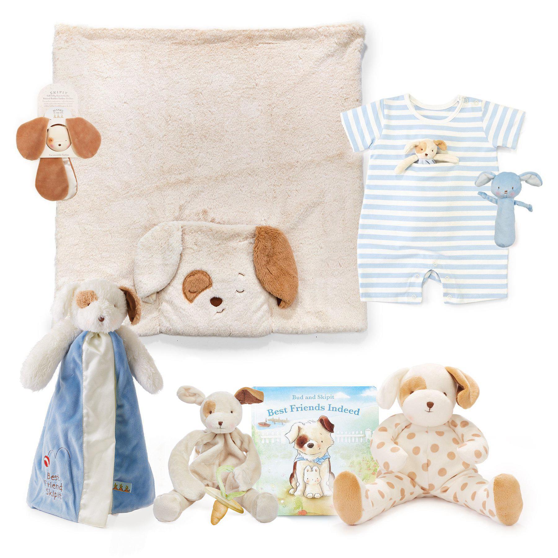 Skipit Pup's Everything Baby Bundle Gift Set - Newborn Essentials for Baby Showers, Birthdays & Special Occasions | Perfect for Gifting & Nursery Decor